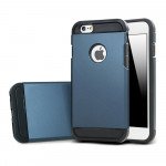 Wholesale iPhone 5S 5 Slim Fit Armor Hybrid Case (Navy Blue)